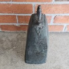 Antique Large Bronze Bell Elephant Prayer Southeast Asian With Heavy Patina