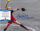 Jennie Finch Signed Team Usa 8x10 Photo  04 Usa Gold  Insc Beckett Coa 197