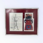 George Reeves Superman Cape Swatch  50 500     Signed By Jim Hambrick W  Coa 