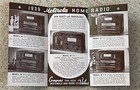 1939 Motorola Home Car Radio Dealer Brochure Models 59 T-1 T-2 T-3 T-4 T-5 8-60