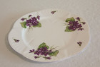 Shelley Violets  13821 Dainty Shape Trio   Cup  Saucer   Plate  Bone China  Vtg