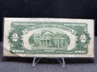 1928 G  2 Legal Tender Red Seal Note Us Currency Two Dollar 1928g Bill Z137