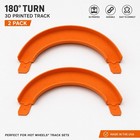 Hot Wheels 180 Degree Banked Turn Track Set 30   Curve 2pc 3d Printed