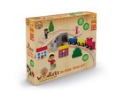 New Wooden Train Set Woodlets 30 Piece Wooden Train Set   Brand New