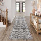  Hallway Runner Rug 2x10  Washable Rug Kitchen Rug Non Slip With Rubber 
