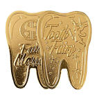3pcs Tooth Fairy Money Gold Plated Commemorative Coin Creative Kids Tooth Change