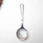 Vintage Sterling Silver 925 Handle Perforated Sugar Shifter Spoon No Monogram