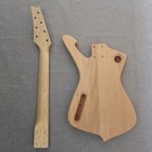 Diy 7string Iceman Electric Guitar Kit Solid Mahogany Body Maple Neck Bolt On
