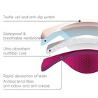 Reusable Nursing Pads Waterproof Breathable Machine Washable Purple
