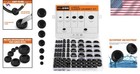 210pcs Rubber Grommet Firewall Hole Plug Electrical Wiring Gasket Assortment Kit