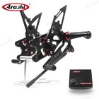 Fit Suzuki Gsxr1000 2007 2008 Gsx-r 1000 K7 K8 Black Footrest Foot Pegs Pedal