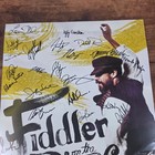 Fiddler On The Roof Broadway Poster Cast Signed 14x22 Yellow Good Window Card