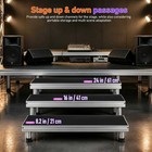 Choir Stage Risers Platform Anti Slip Portable Choral Stairs Stand For Concert