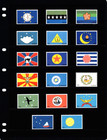  13 00 Scott Value - 2002 Palau Flags Of 16 Palauan Islands States Cv Mnh Nh Umm