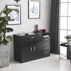 New Salon Station Barber Cabinet Beauty Spa Storage Equipment W  5 Drawers