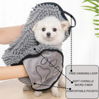 Cats Dogs Ultra Absorbent Microfiber Bath Towels Quick-drying W  Hand Pockets