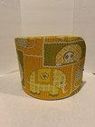 Vintage Childrens Baby Booster Seat Chair Yellow Vinyl 1960s