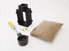 Sand Casting Kit 4 Pin Mold  Melting Pot  2lb Sand  And 2 Sprues 