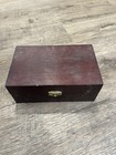 Vintage Steel Letter   Number Stamp Punch Set Wood Box Metal Stamping Tool