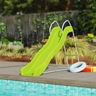 Outdoor Slide For Kids Ages 3-8  5 7ft Freestanding Wave Slide  Green