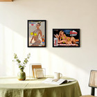 Clght- Beer And Good Times Poster Sexy Girls 11x17 Man Cave Bar Decor Read De
