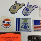 Vintage Advertising Sticker Decal Lot Coal Mining 70 