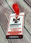 Resident Evil Umbrella Corporation Bioweapons Div Id Card Badge Cosplay Name Tag