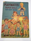Playmates Paper Dolls Cut-out Book Vintage 1940 Samuel Lowe Company  123 - Uncut
