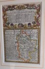 Antique Map Copper Engraved C 1720 Owen   Bowen Bedfordshire  london To Oakham