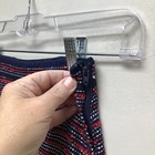 Janie And Jack Girls Blue Red Stripe Tweed Ruffled Hem Mini Skirt Lined Sz 3 New