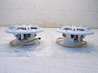 W4 Kicker Km60 49km604wl 6 5  Coaxial Marine Speakers 4 Ohm  150 Watts  White