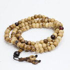 Antique Tibetan 108 Prayer Kapala Mala Sacred Buddhist Meditation Beads Amulet