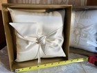 2 Pieces Wedding Ring Pillows Ivory Love Knot - Beverly Clark In  Original Boxes
