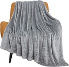 Fleece Blanket Super Soft Cozy Throw Blanket 50  X 60   Lightweight Fuzzy Com   