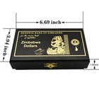 100pcs Zimbabwe One Trillion Yottalillion Dollars Banknotes With Uv Paper Money