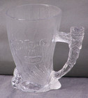 Complete Set Of 4 Vintage Mcdonalds Flintstones Frosted Glasses Mug Cup 1993
