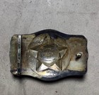 Vintage Irvine And Jachens Sterling Silver Belt Buckle