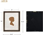 8x10 Vintage Picture Frame Antique Wood Glass Picture Frame Ornate Royal Egypt