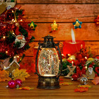 Christmas Snow Globes Lantern  Christmas Village Church Scene Lighted Snow Globe