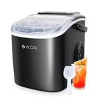 26 Lbs 24h Countertop Ice Maker Machine 6 Min Fast Ice Making Auto-cleaning