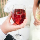 Wedding Personalised Engraved Premium European Glasses Bomboniere Favour