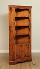 Plymwood Early American Style Pine Corner Cupboard