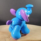 Fisher Price Blue Elephant Amazing Animals Sensory Jointed Click Clack Toy