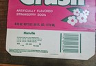 Vintage Strawberry Crush 10 Oz Soda Pop Bottle Drink Carrier 6 Pack Carton