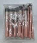 14 Pc Makeup Brush Set Assorted Sizes Face Eye Brushes Cosmetic Tools Kit