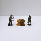 Vintage Lead Toy Figures Mixed Lot Of 3 Johillco England Lead Farm Unmarked