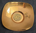 Southern Rhodesia 1954 Penny Copper Dish 4  Mcm Design Orig Labels Vguc