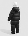 The North Face Baby Black Retro Nuptse Down Snowsuit One-piece Jacket Size 6-12m