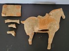 Antique Chinese Tang Dynasty Terracotta Horse Mingqi Statue 10  Damaged Project