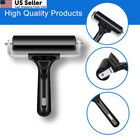 2 Pack Brayer Rollers  Professional Rubber Art Rollers With Comfortable Black